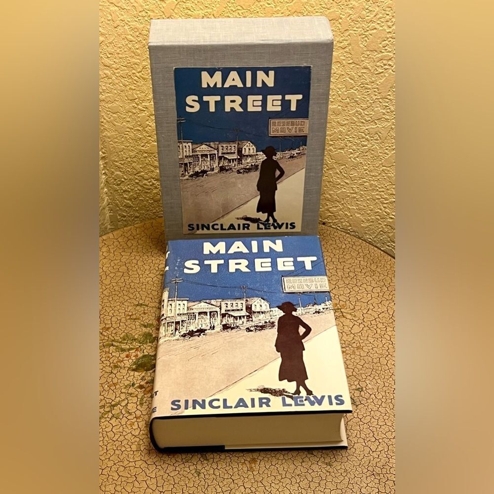Main‎ Street Sinclair Lewis Library Hardback 1948 Library Facsimile Edition